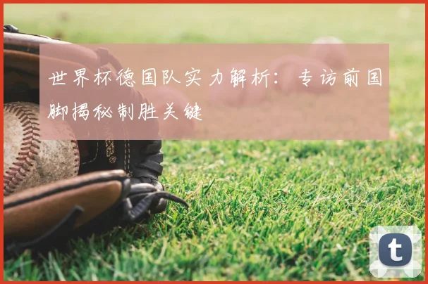 世界杯德国队实力解析:专访前国脚揭秘制胜关键